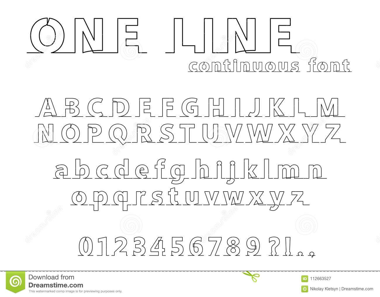 single line font for cnc